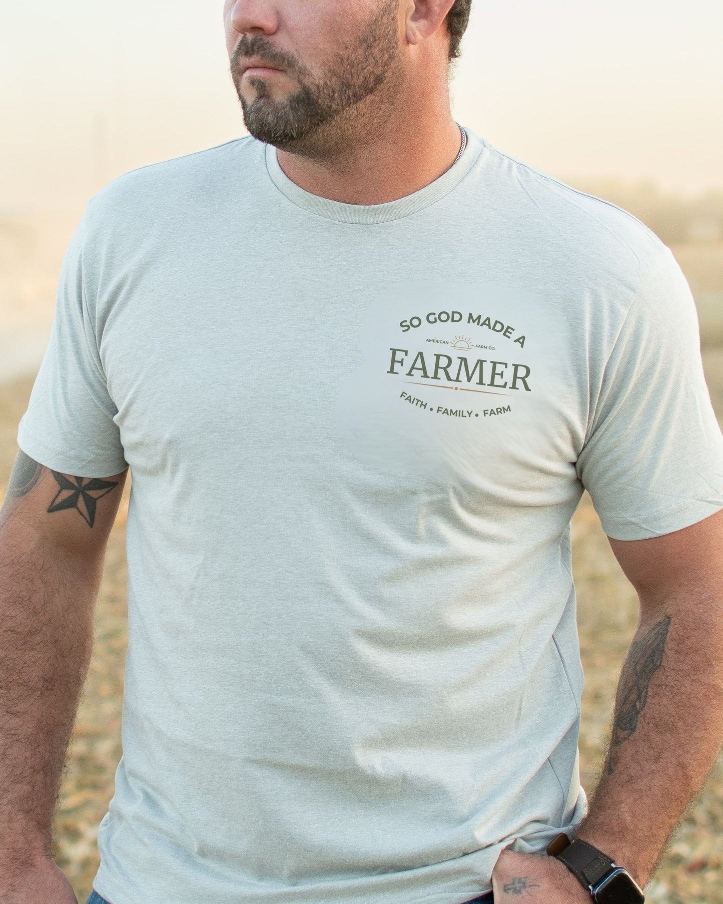 'So God Made a Farmer' Tee