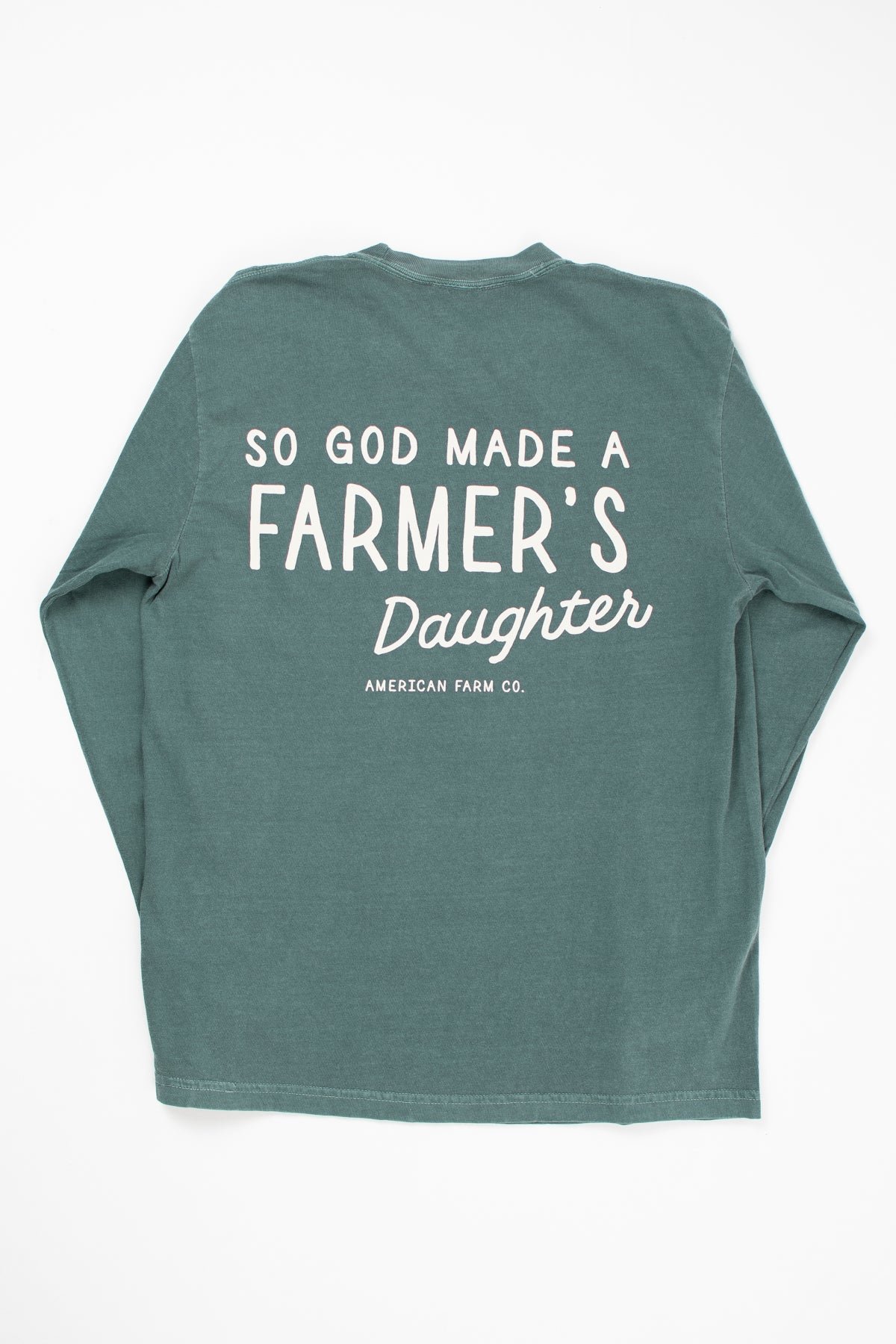 'So God Made a Farmer's Daughter' Adult Long Sleeve