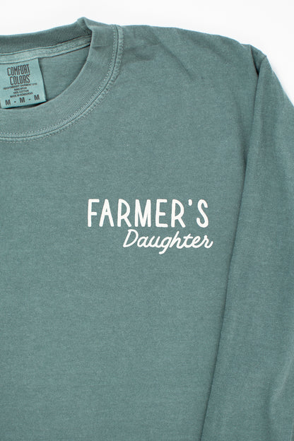 'So God Made a Farmer's Daughter' Adult Long Sleeve