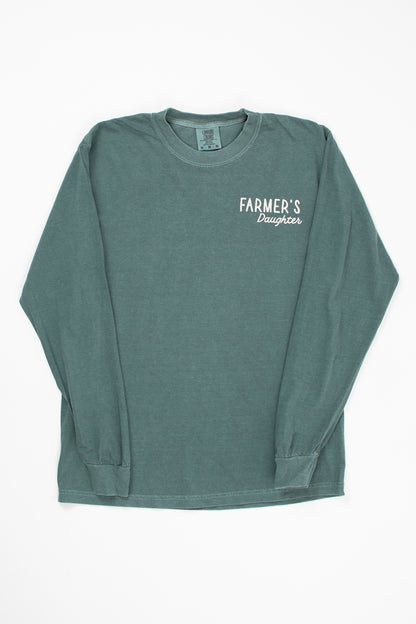 'So God Made a Farmer's Daughter' Adult Long Sleeve