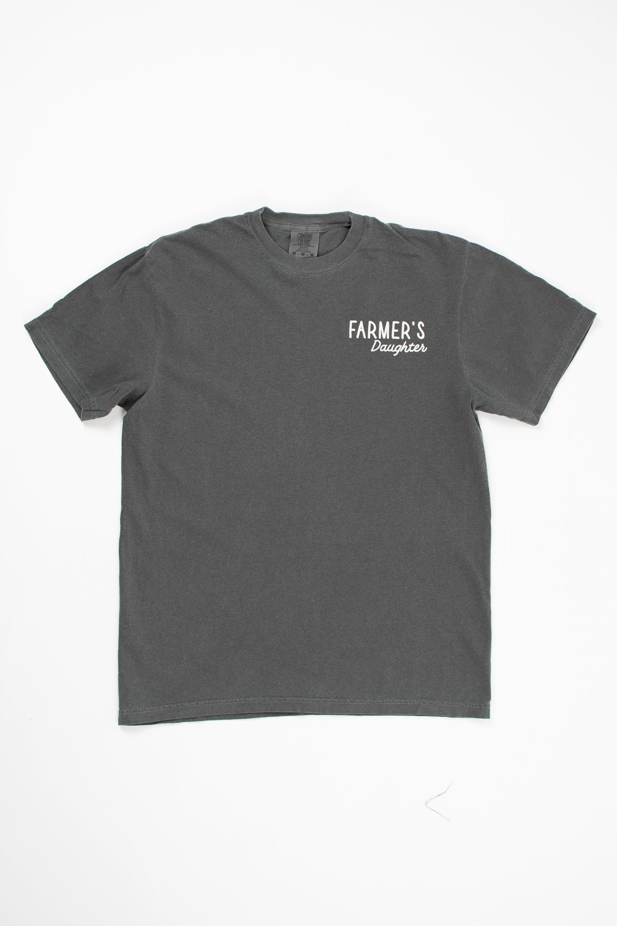 'So God Made a Farmer's Daughter' Adult T-Shirt - Charcoal