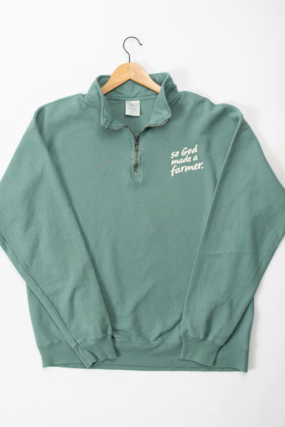 'So God made a Farmer.' 1/4 Zip