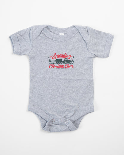 'Spreading Christmas Cheer' Baby Onesie