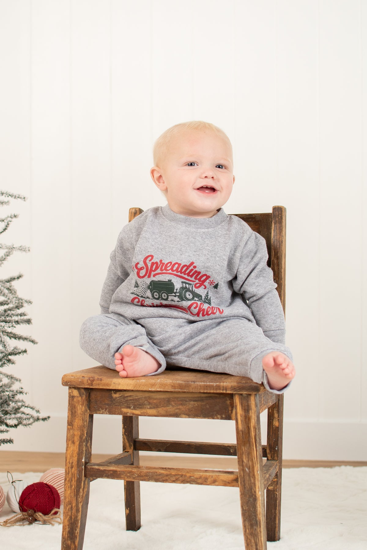 'Spreading Christmas Cheer' Baby Bodysuit