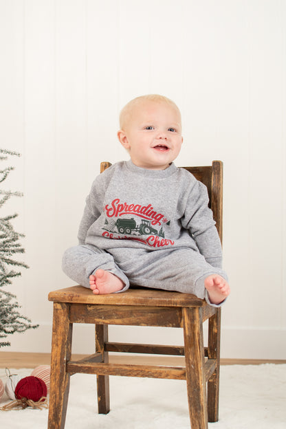 'Spreading Christmas Cheer' Baby Bodysuit