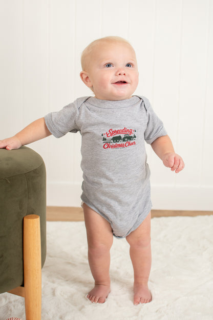 'Spreading Christmas Cheer' Baby Onesie