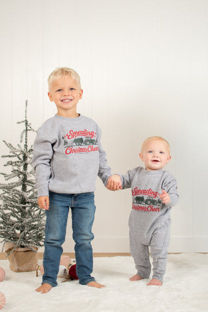 'Spreading Christmas Cheer' Toddler/Youth Crewneck