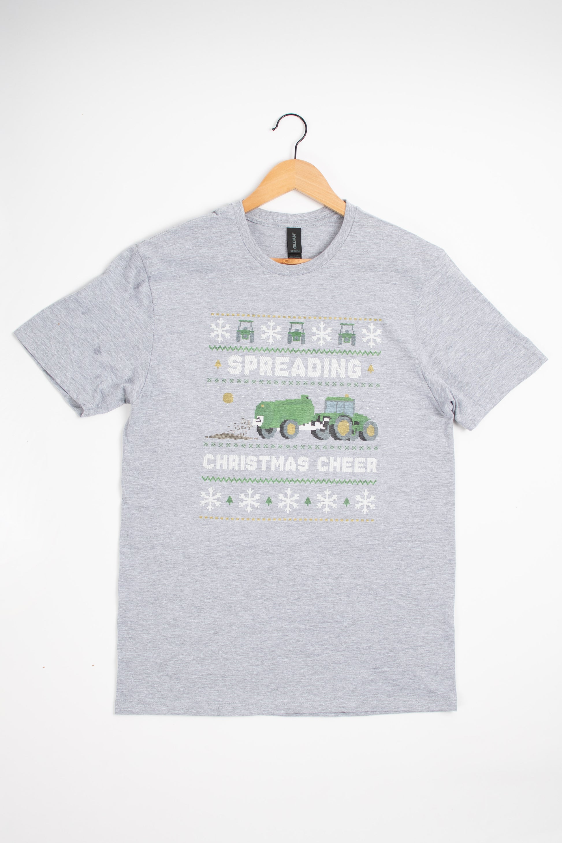 Spreading_Christmas_Cheer_Green_Tractor_Tee [M] [F] [KO]