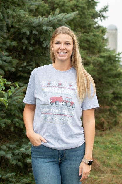 Spreading_Christmas_Cheer_Red_Tractor_Tee [F] [LS]