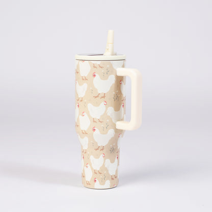 Spring Chicken 40oz Water Tank Tumbler