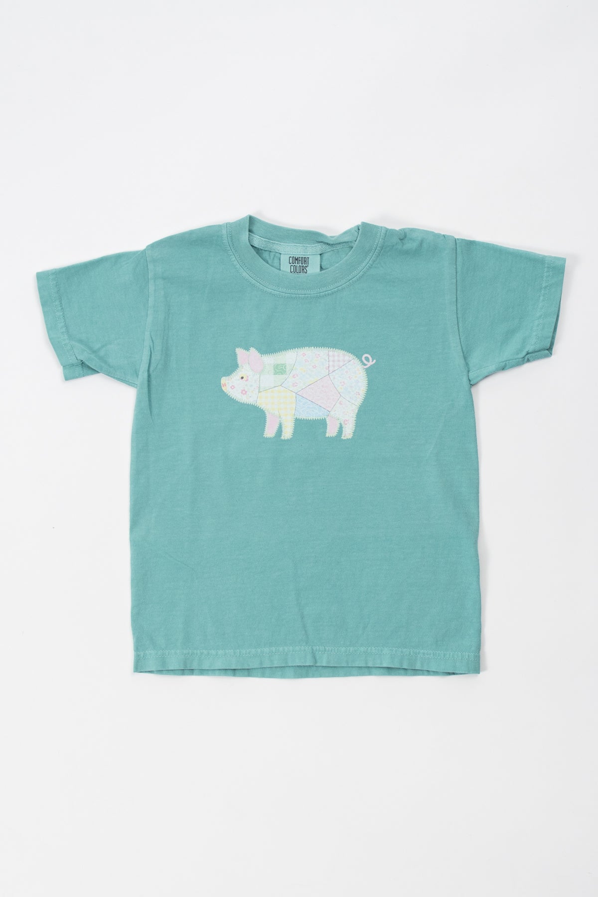 Spring Patchwork Pig Toddler/Youth Tee