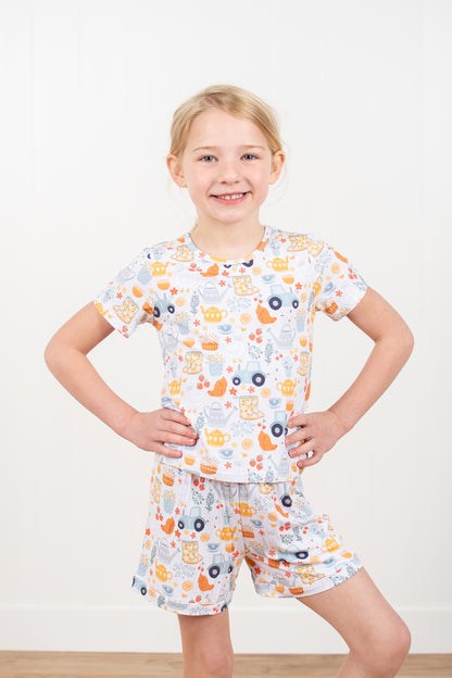 Spring on the Farm Toddler/Youth Bamboo Pajama Set