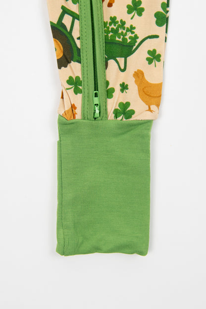 St. Patrick's Farm Baby Bamboo Zippy