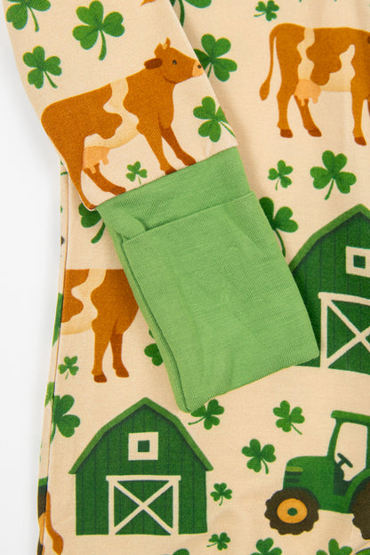 St. Patrick's Farm Baby Bamboo Zippy