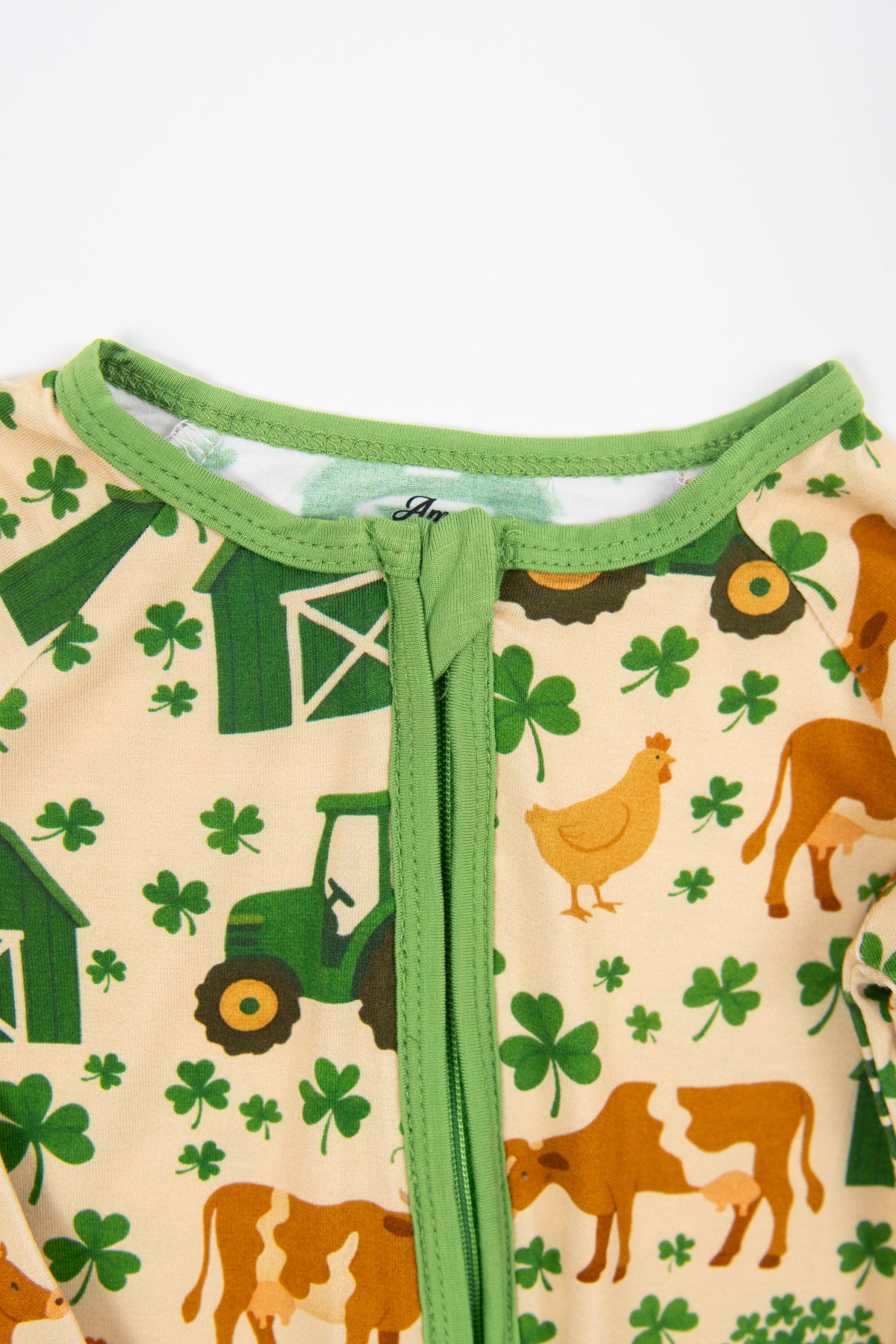 St. Patrick's Farm Baby Bamboo Zippy