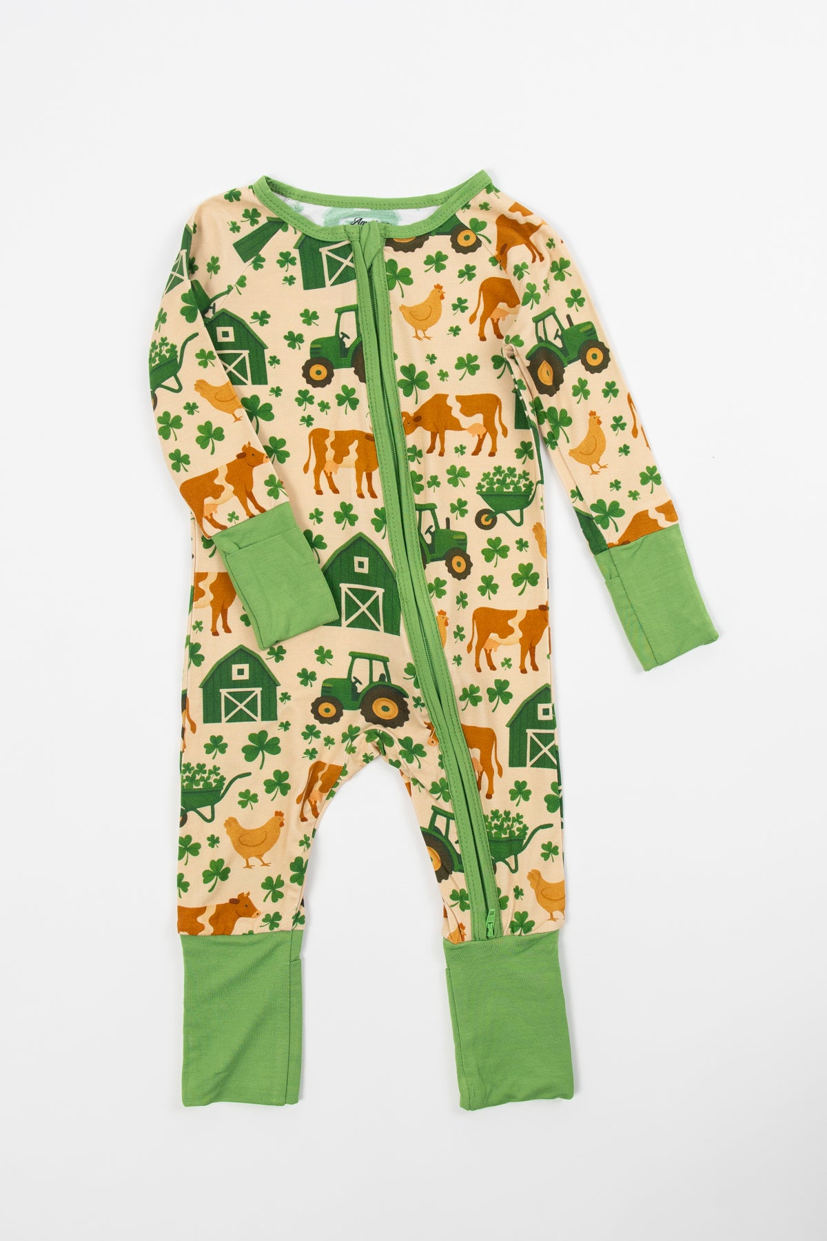 St. Patrick's Farm Baby Bamboo Zippy