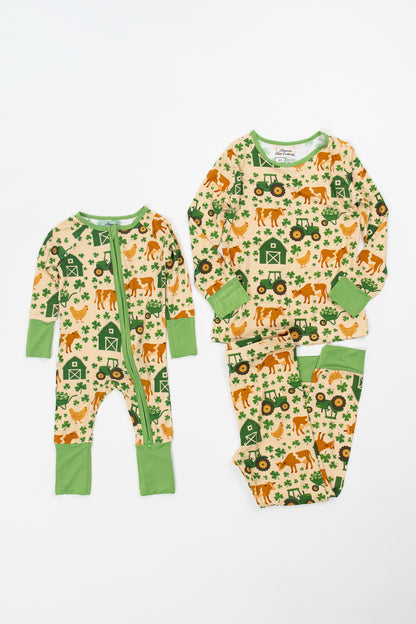 St. Patrick's Farm Baby Bamboo Zippy