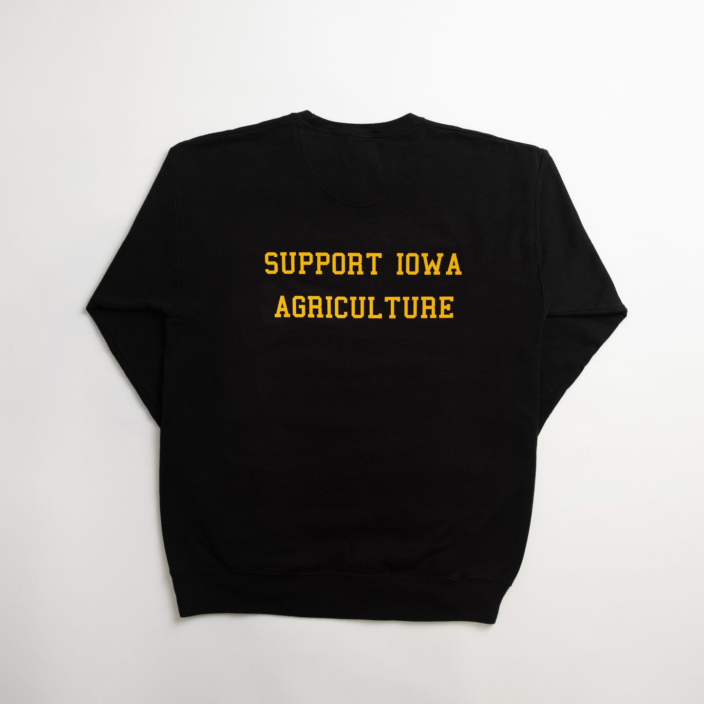 Iowa - State Agriculture Black Crewneck - American Farm Company