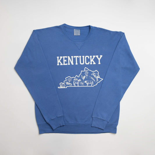 Kentucky - State Agriculture Blue Crewneck