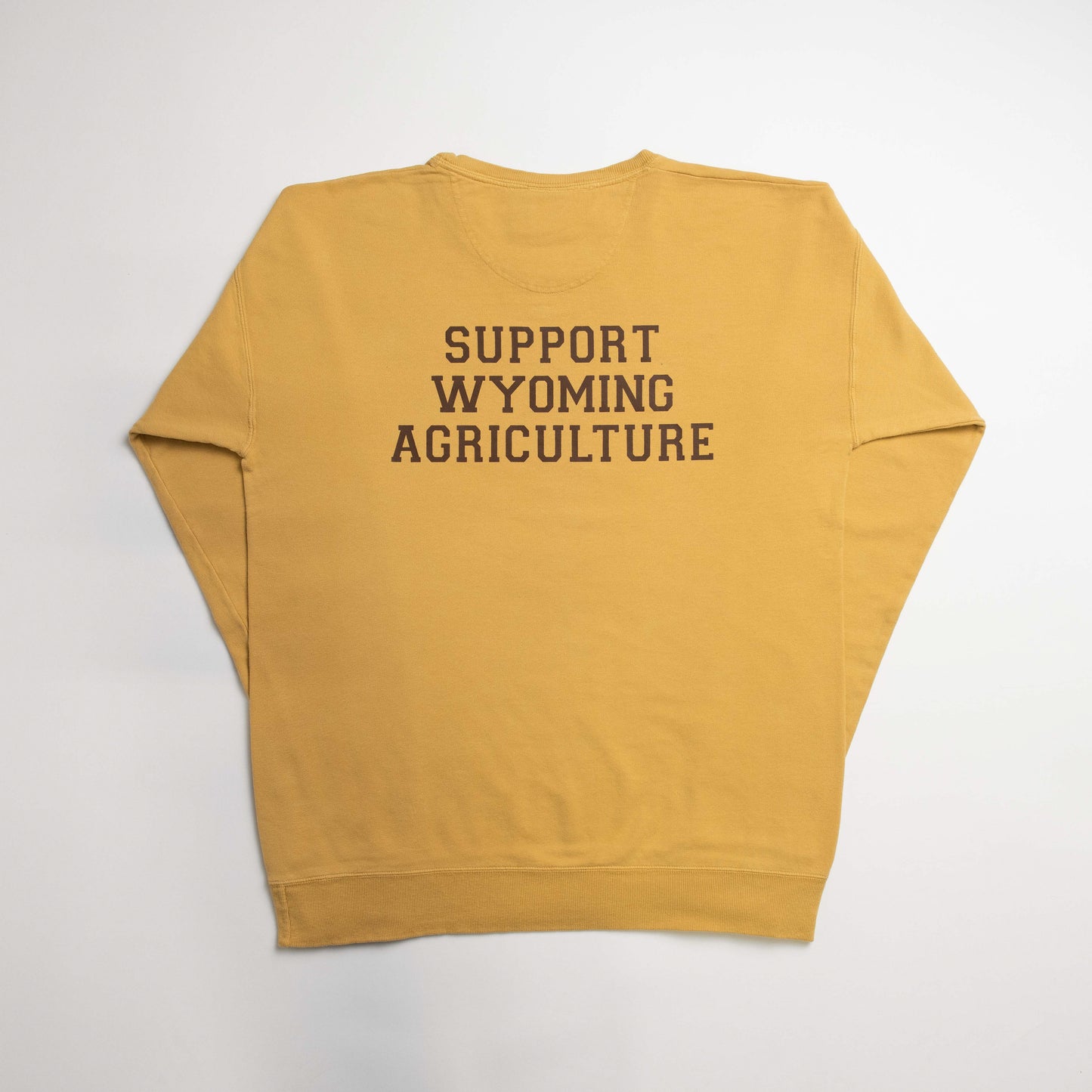 Wyoming - State Agriculture Gold Crewneck - American Farm Company