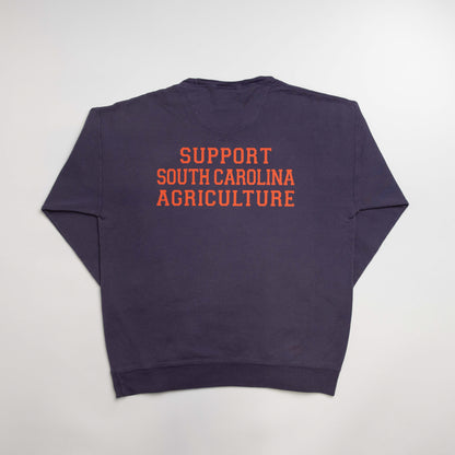 South Carolina - State Agriculture Purple Crewneck