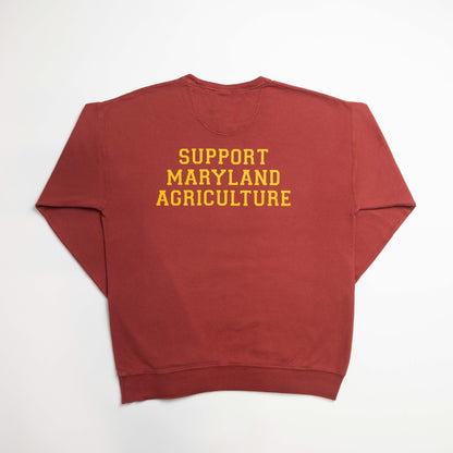 Maryland - State Agriculture Red Crewneck