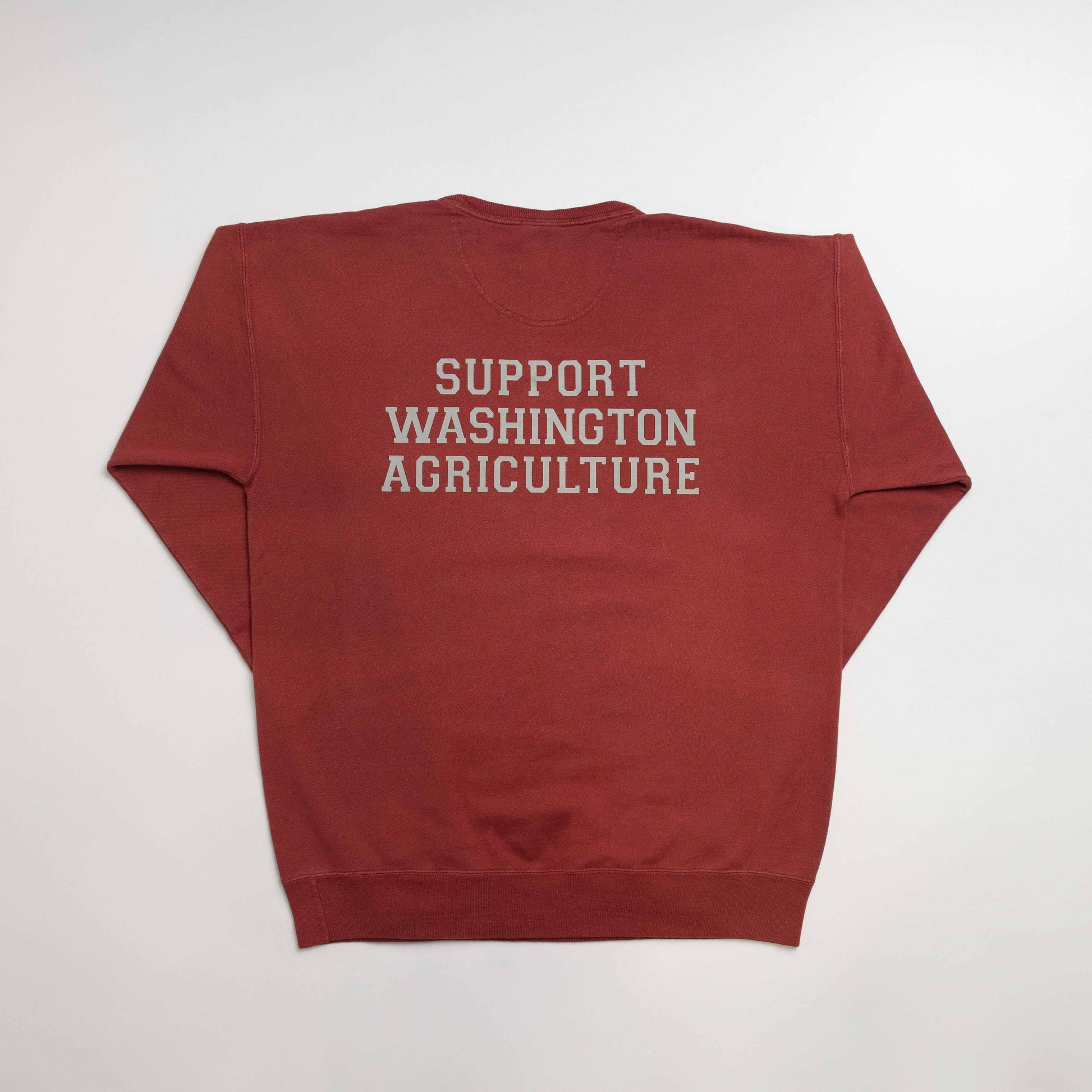 Washington - State Agriculture Red Crewneck - American Farm Company