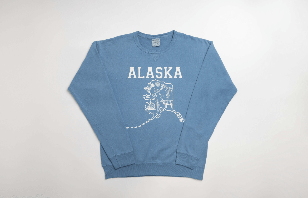 State Agriculture Blue Crewneck (Alaska) - American Farm Company