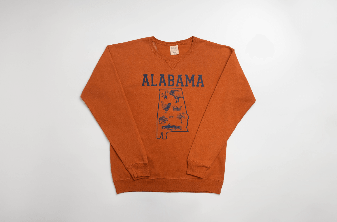 State Agriculture Orange Crewneck (Alabama) - American Farm Company