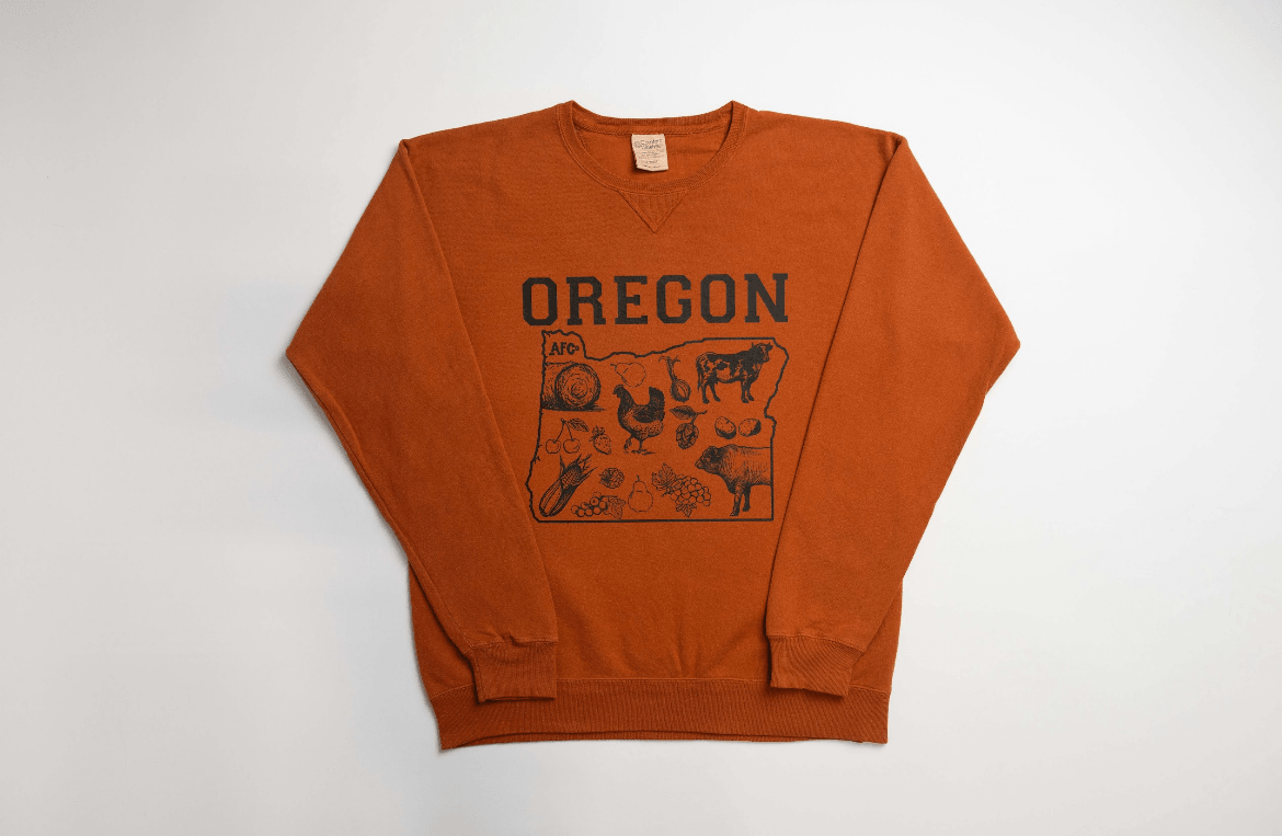 State Agriculture Orange Crewneck (Oregon) - American Farm Company