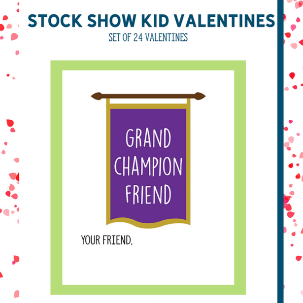 Stock Show Kid - Valentines Card Bundle