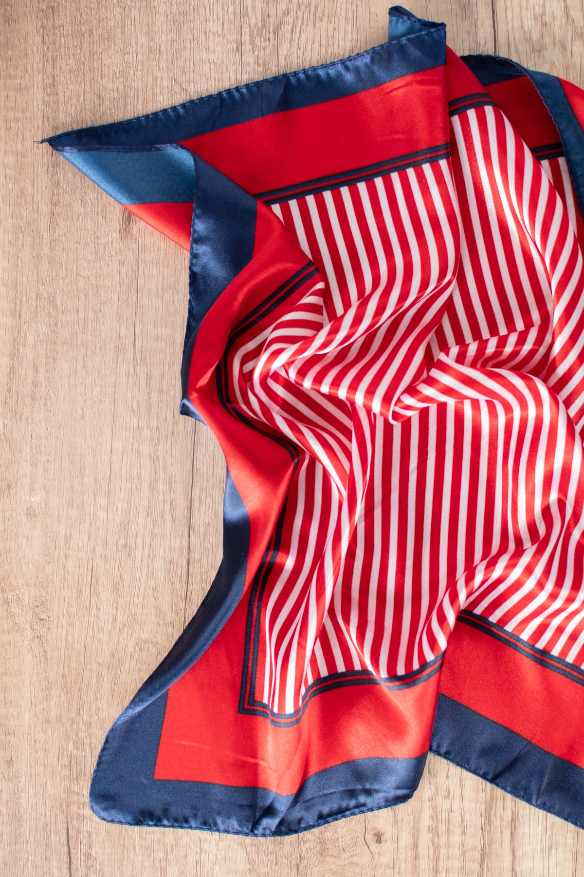 Striped Square Scarf