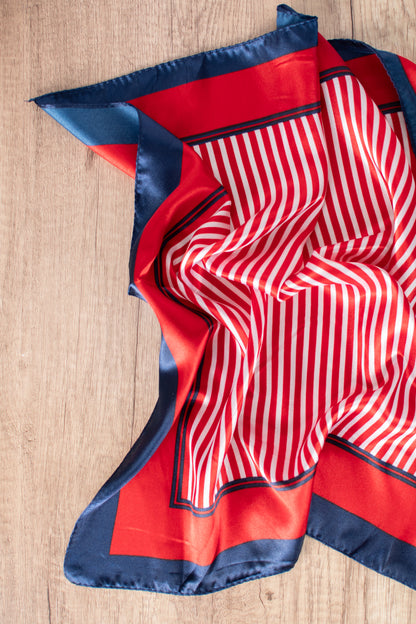 Striped Square Scarf