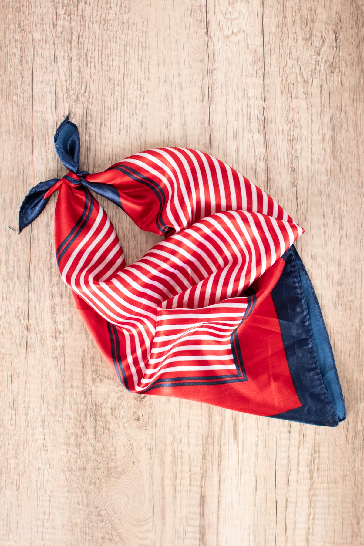 Striped Square Scarf