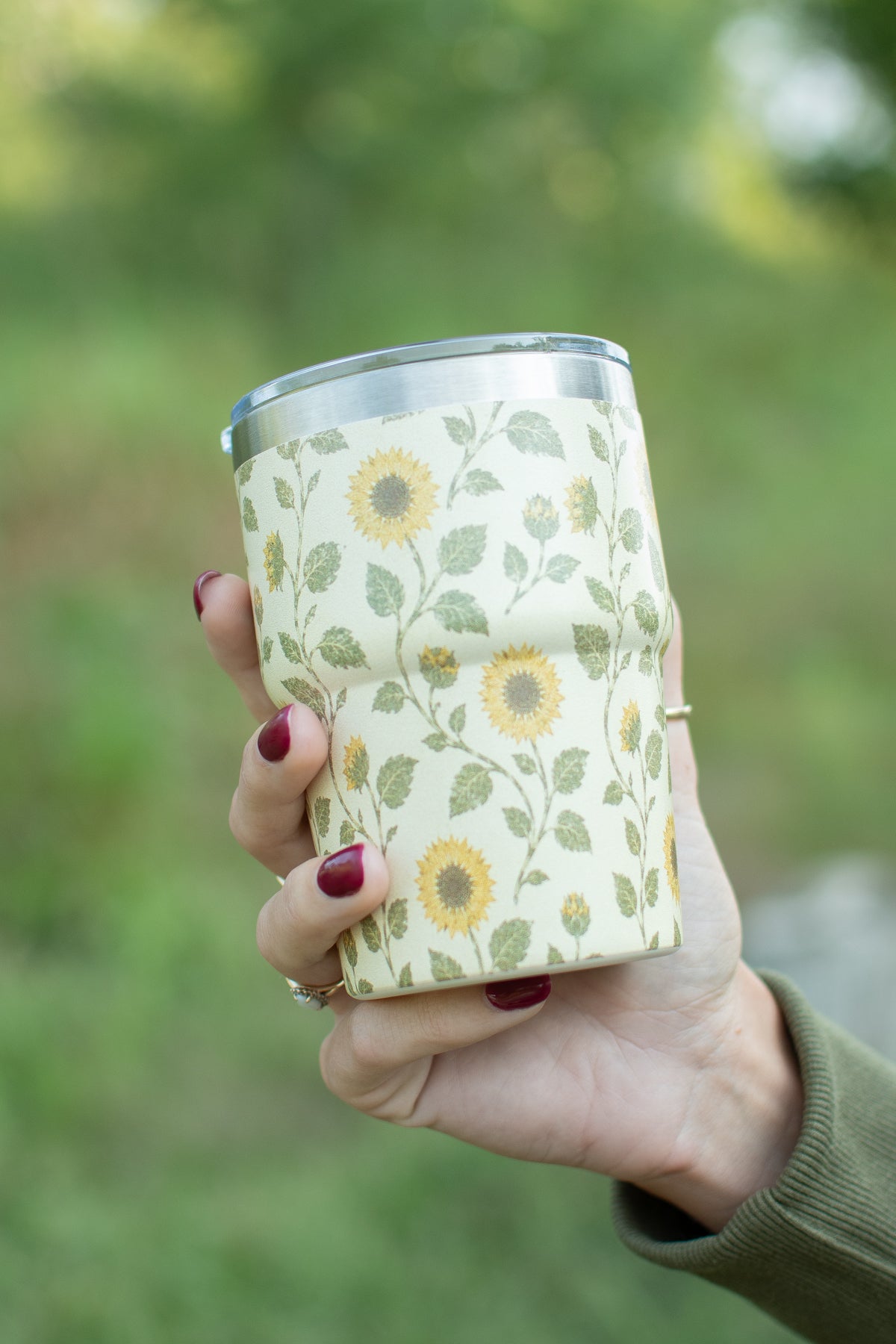 Sunflower 12oz Little Tank Tumbler