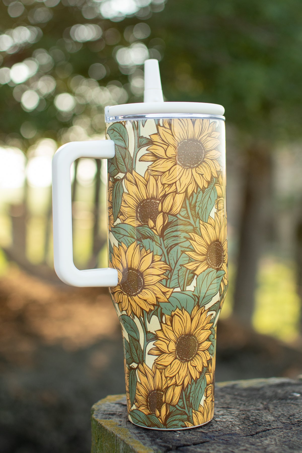 Sunflower 40oz Water Tank Tumbler