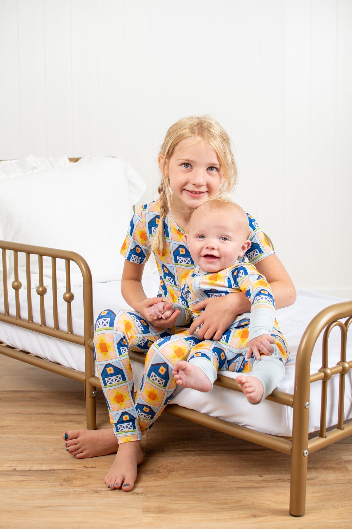 Sunny Barn Quilt Toddler/Youth Bamboo Pajama Set