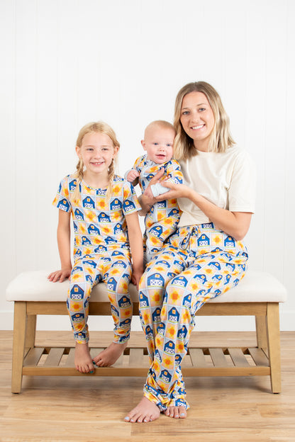 Sunny Barn Quilt Toddler/Youth Bamboo Pajama Set