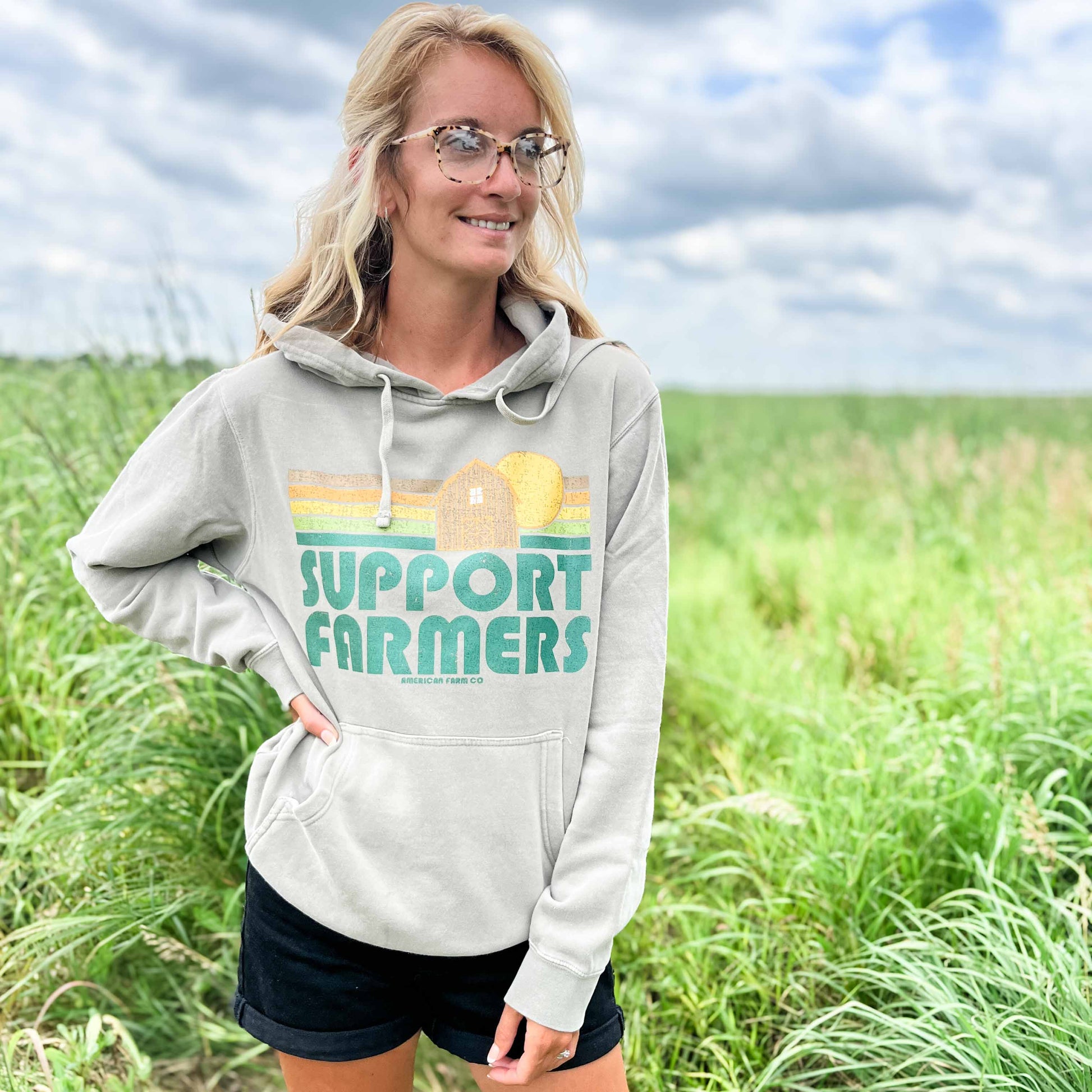 Support Farmers Autumn Hoodie - American Farm Company