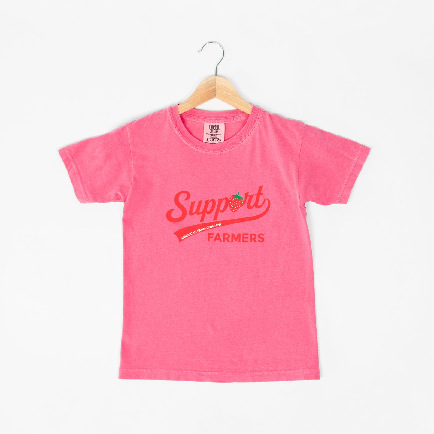Support Farmers Strawberry Tee - Youth and Toddler