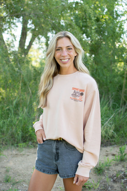 'Support Farmers - Save the Family Farms' Crewneck