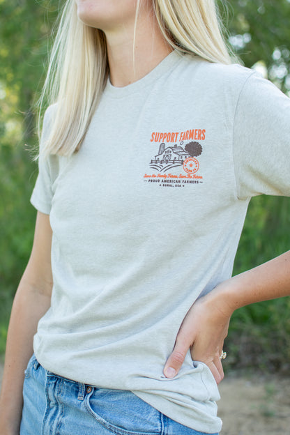 'Support Farmers - Save the Family Farms' T-Shirt
