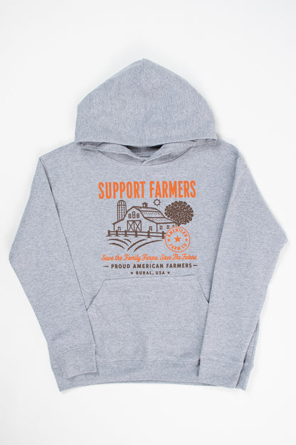 'Support Farmers - Save the Family Farms' Toddler/Youth Hoodie
