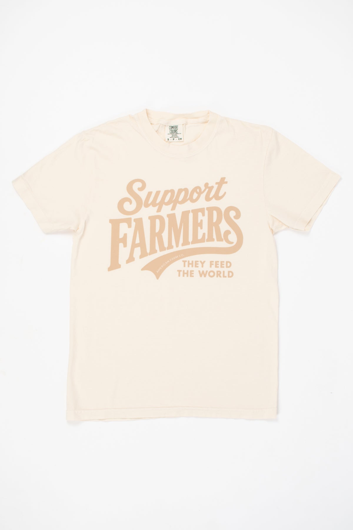 Support Farmers - They Feed The World Adult T-Shirt