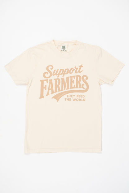 Support Farmers - They Feed The World Adult T-Shirt