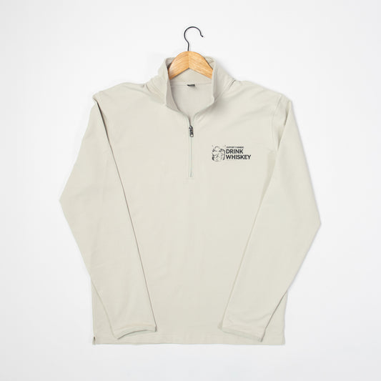 'Support Farmers Drink Whiskey' Performance 1/4 Zip Pullover