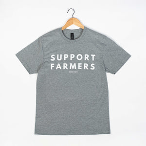 Support Farmers Grey Tee (DOORBUSTER)