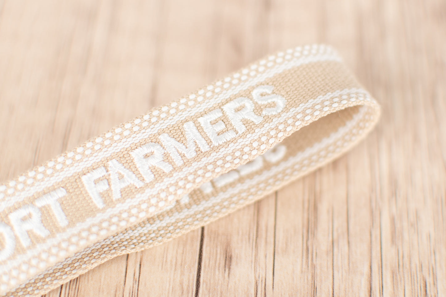 'Support Farmers' Keychain
