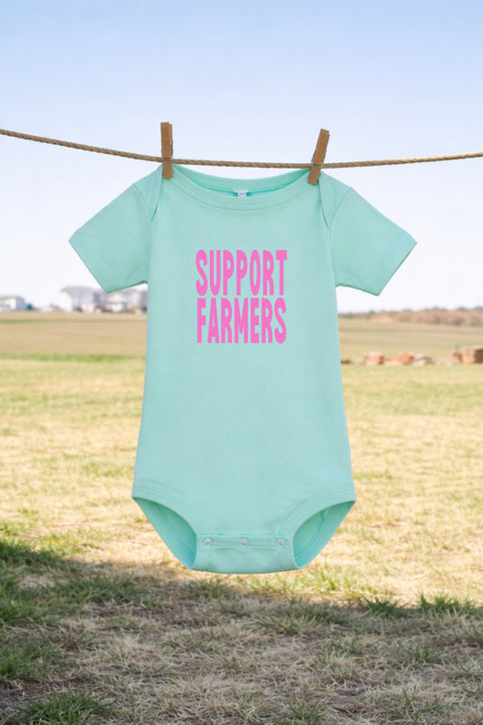 'Support Farmers' Onesie