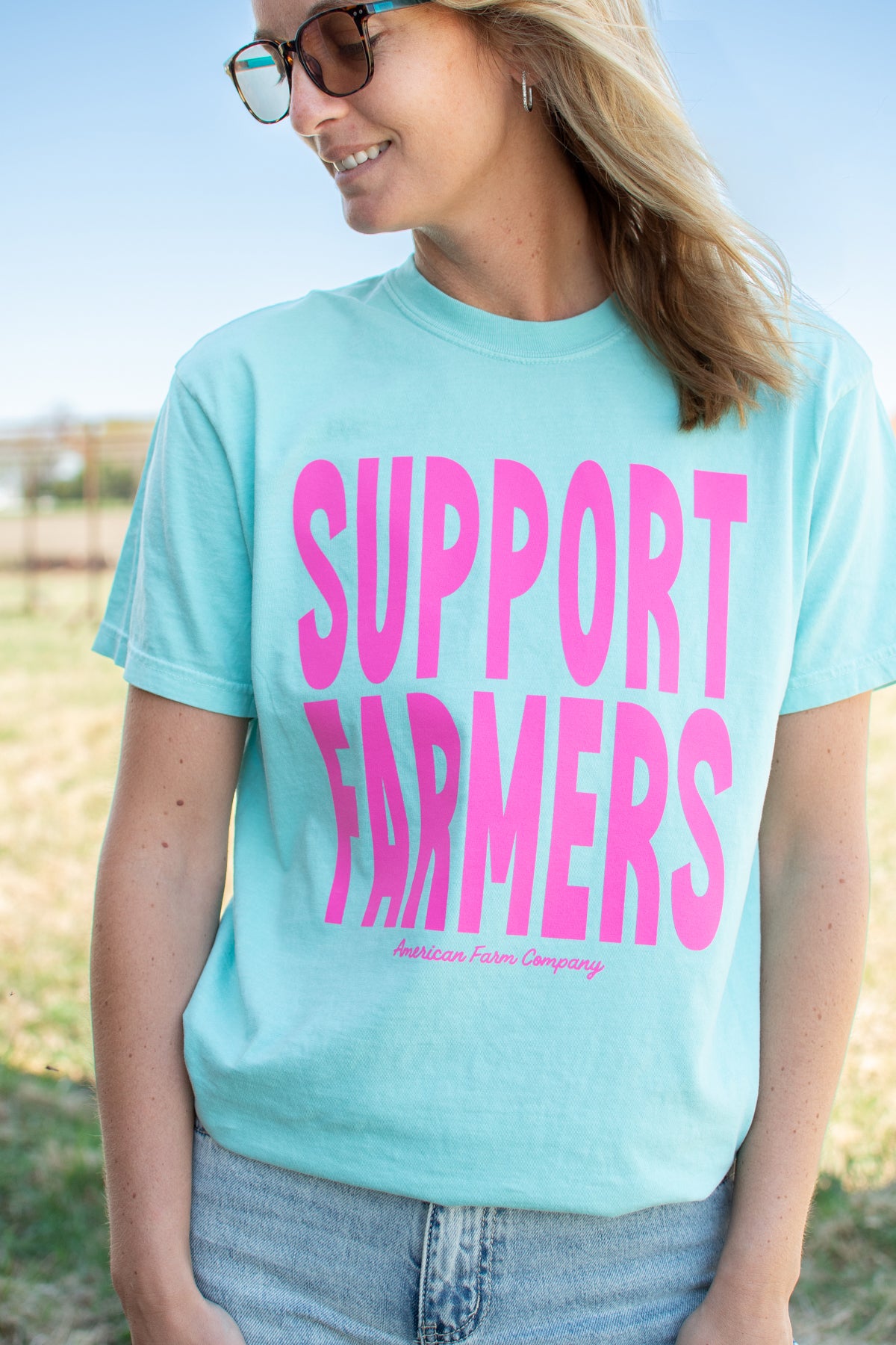'Support Farmers' Tee